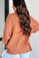 Auden Oversized Zenana Sweater (Deep Camel) - NanaMacs