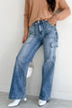 Durham High Rise Cargo Pocket Risen Jeans (Medium) - NanaMacs