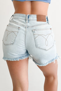 Lucien Mid Rise Judy Blue Dad Shorts (Light) - NanaMacs