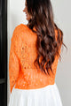 Perks Of Paradise Crochet Top (Orange) - NanaMacs