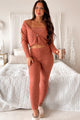 Chill Weekends 3 Piece Fuzzy Lounge Set (Rose) - NanaMacs