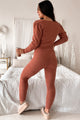 Chill Weekends 3 Piece Fuzzy Lounge Set (Rose) - NanaMacs