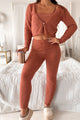 Chill Weekends 3 Piece Fuzzy Lounge Set (Rose) - NanaMacs