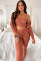 Chill Weekends 3 Piece Fuzzy Lounge Set (Rose) - NanaMacs