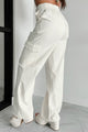 Cool People Only Cargo Pants (Off White) - NanaMacs