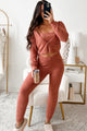 Chill Weekends 3 Piece Fuzzy Lounge Set (Rose) - NanaMacs