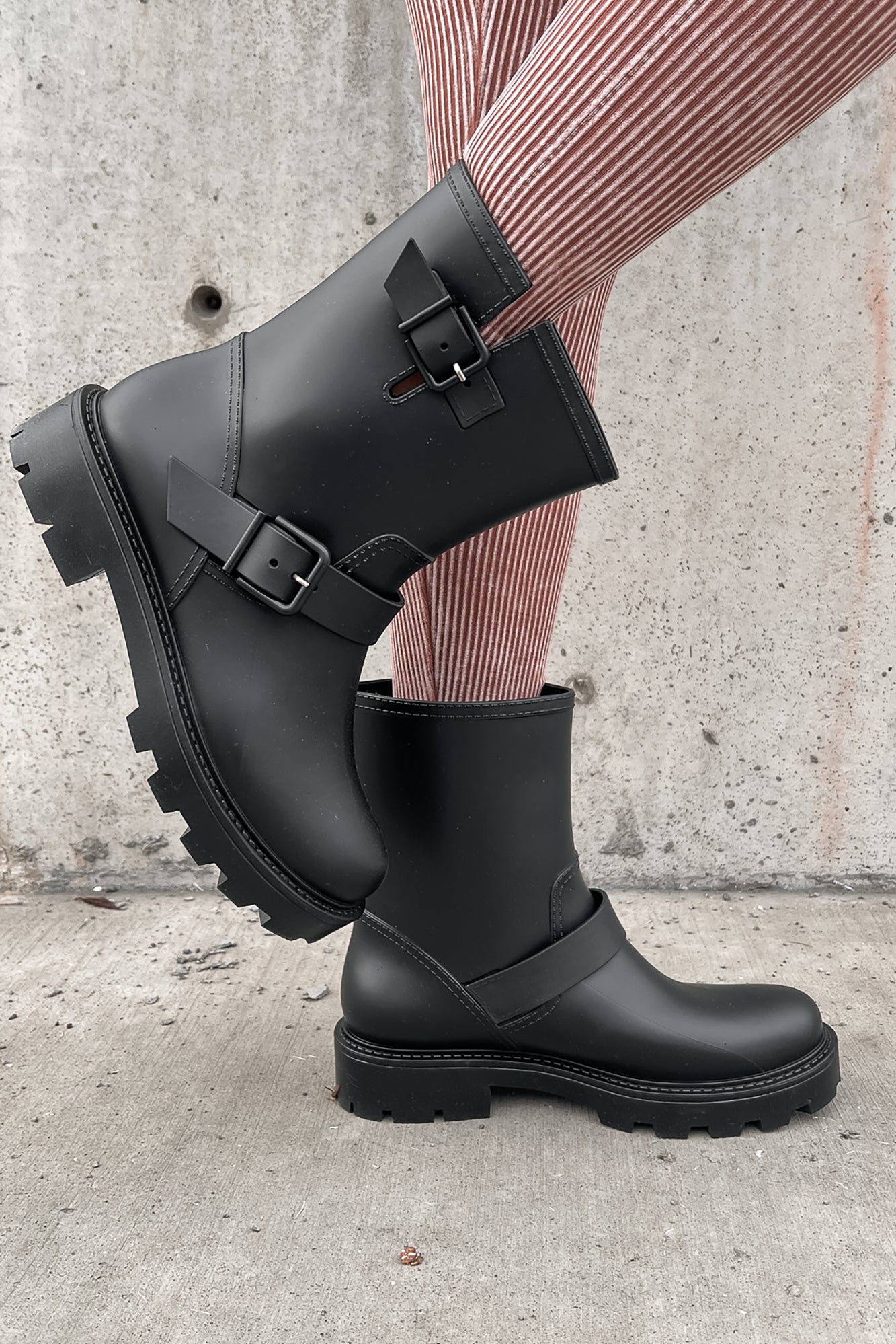 Hunter biker rain boots sale