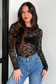 Dramatic Entrance Lace Bodysuit (Black)