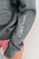 "One Tough Mother" Graphic Sweatshirt (Charcoal)