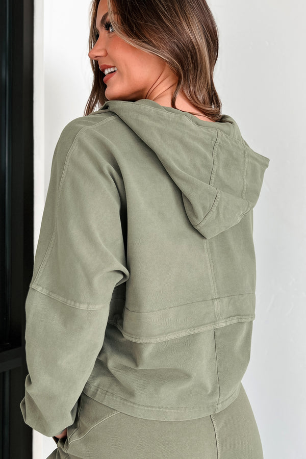 Free & Easy Utility Jacket (Army Green) - NanaMacs