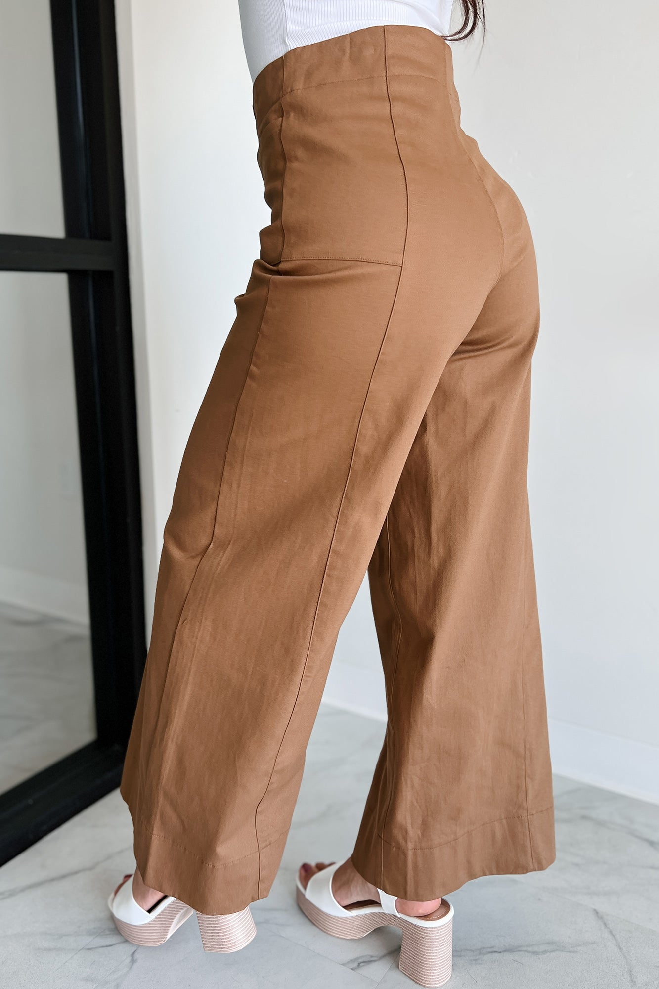 Just The Truth Wide Leg Pants (Camel) · NanaMacs