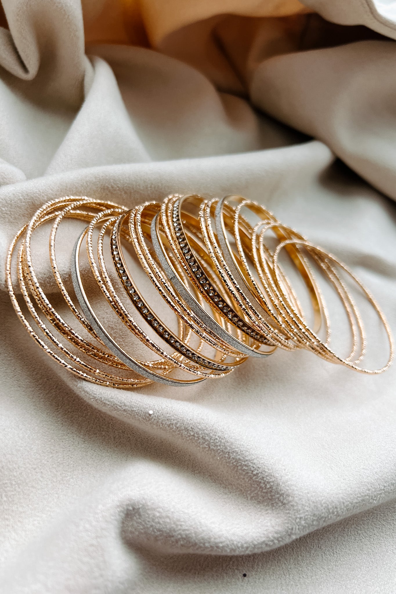 Always More Drama Bangle Bracelet Pack (Gold) - NanaMacs