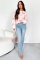 Steadfast Love Oversized Pearl Heart Sweater (Light Pink) - NanaMacs