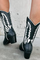 Grit & Grace Cowboy Boots (Black) - NanaMacs