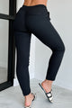 Future Entrepreneur High Waist Crop Pants (Black) - NanaMacs