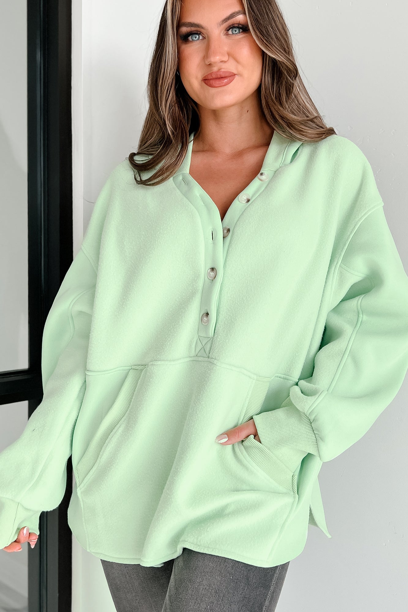 Reserve women's best sale fleece hoodie