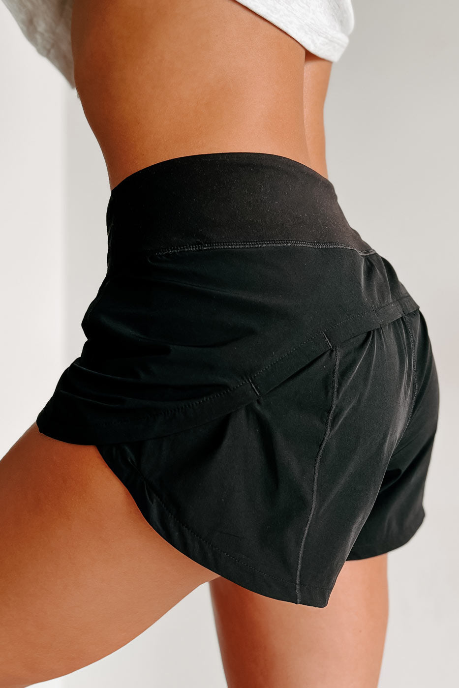 Won't Break A Sweat Active Shorts (Black) - NanaMacs