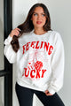 Lucky Sevens Oversized Graphic Sweatshirt (Cream) - NanaMacs