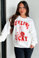 Lucky Sevens Oversized Graphic Sweatshirt (Cream) - NanaMacs