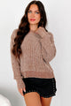 Rooted In Kindness Two-Tone Sweater (Brown) - NanaMacs