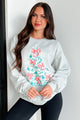 Feeling Pine Oversized Graphic Sweatshirt (Iceberg Green) - NanaMacs