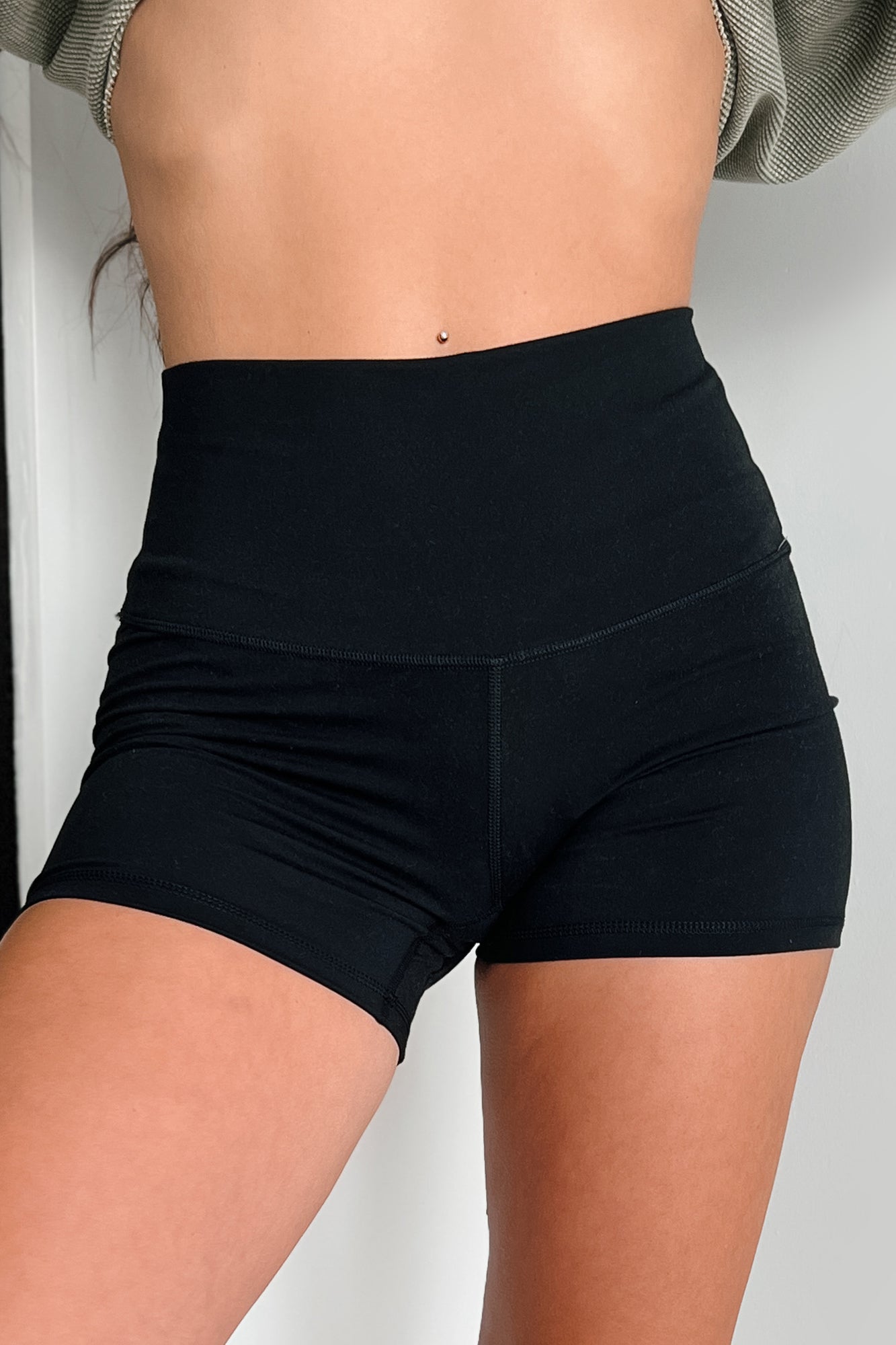 Determined To Win Buttery Soft Biker Shorts (Black) - NanaMacs