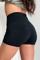 Determined To Win Buttery Soft Biker Shorts (Black) - NanaMacs