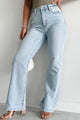 Essex High Rise 90's Flare Vervet Jeans (Light) - NanaMacs