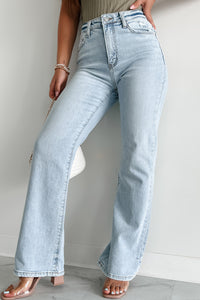 Essex High Rise 90's Flare Vervet Jeans (Light) - NanaMacs