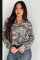 Fashion Protocol Fleece Camo Print Top (Camouflage) - NanaMacs