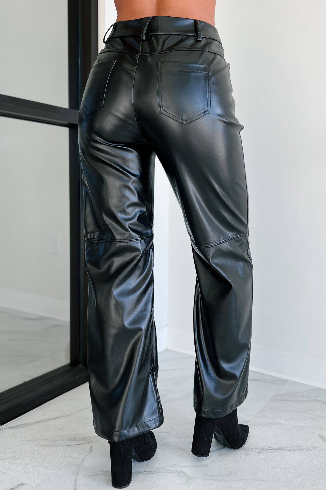 High waisted black dress pants size xs 25” waist, - Depop