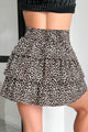 Wildly Unexpected Leopard Print Ruffle Skirt (Mocha Mix) - NanaMacs