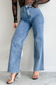 Tyelee NanaMacs Original Non-Distressed Wide Leg Jeans (Medium Wash) - NanaMacs