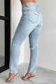 Carter High Rise Distressed Girlfriend Jeans (Light) - NanaMacs