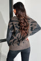 Redefining Myself Oversized Animal Print Cardigan (Brown/Black) - NanaMacs