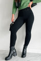 Owning My Greatness High Waist Ponti Legging Pant (Black)