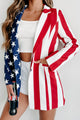 Nothing More American Flag Blazer (Red/White/Blue) - NanaMacs