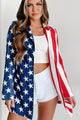 Nothing More American Flag Blazer (Red/White/Blue) - NanaMacs