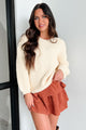 Ally Chunky Knit Sweater (Ivory)