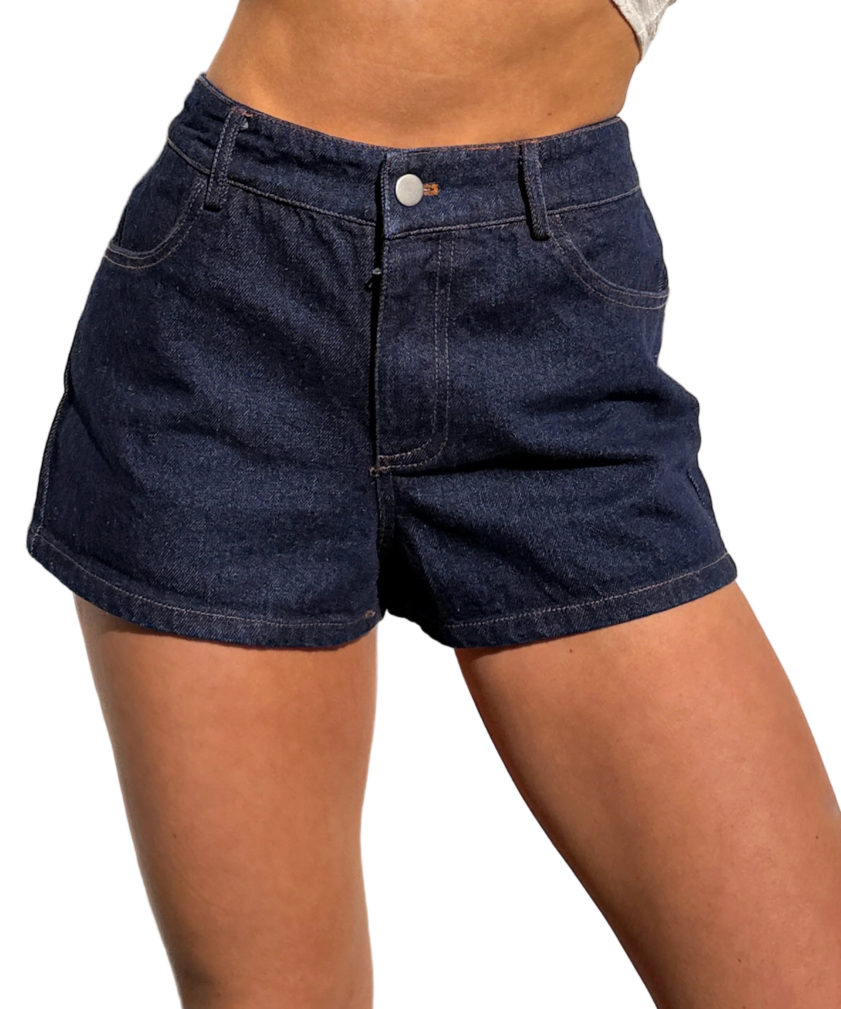 テンダーロインデニム DENIM SHORTS indigo sサイズ Ilya High Rise Denim Shorts (Indigo) · NanaMacs
