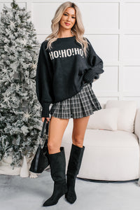 Festive Mood Holiday Sweater (Black) - NanaMacs