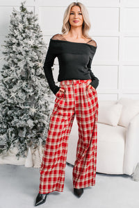 Can’t Phase Me Ribbed Long Sleeve Top (Black) - NanaMacs