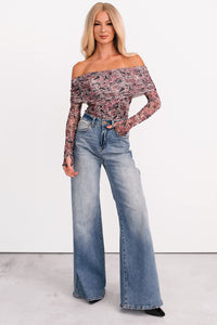 Mickie Special A High Rise Wide Leg Jeans (Medium) - NanaMacs