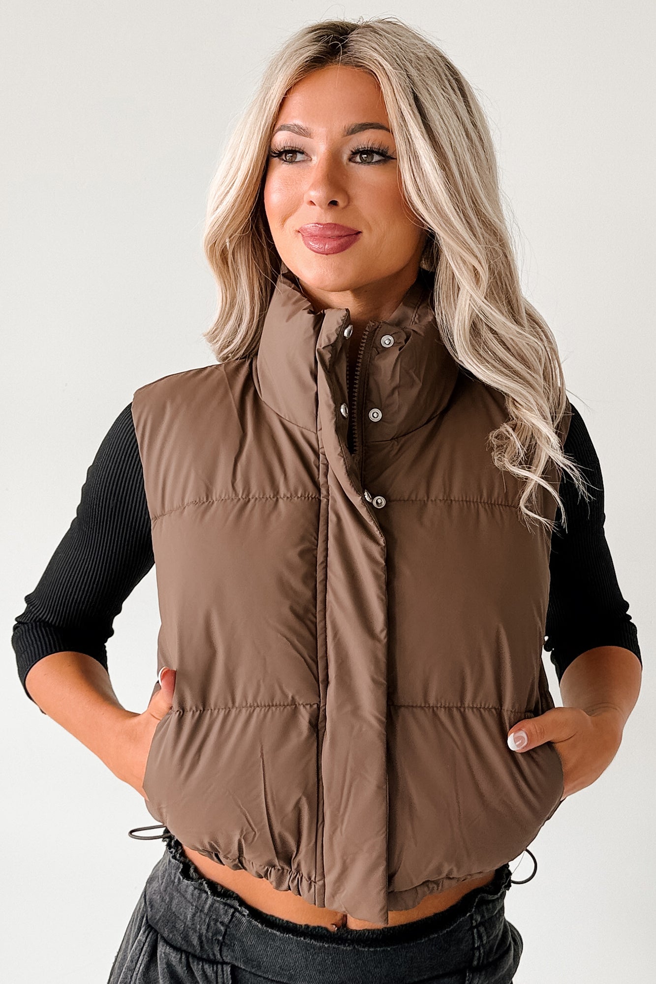 Cooling Off Puffer Vest (Espresso) - NanaMacs