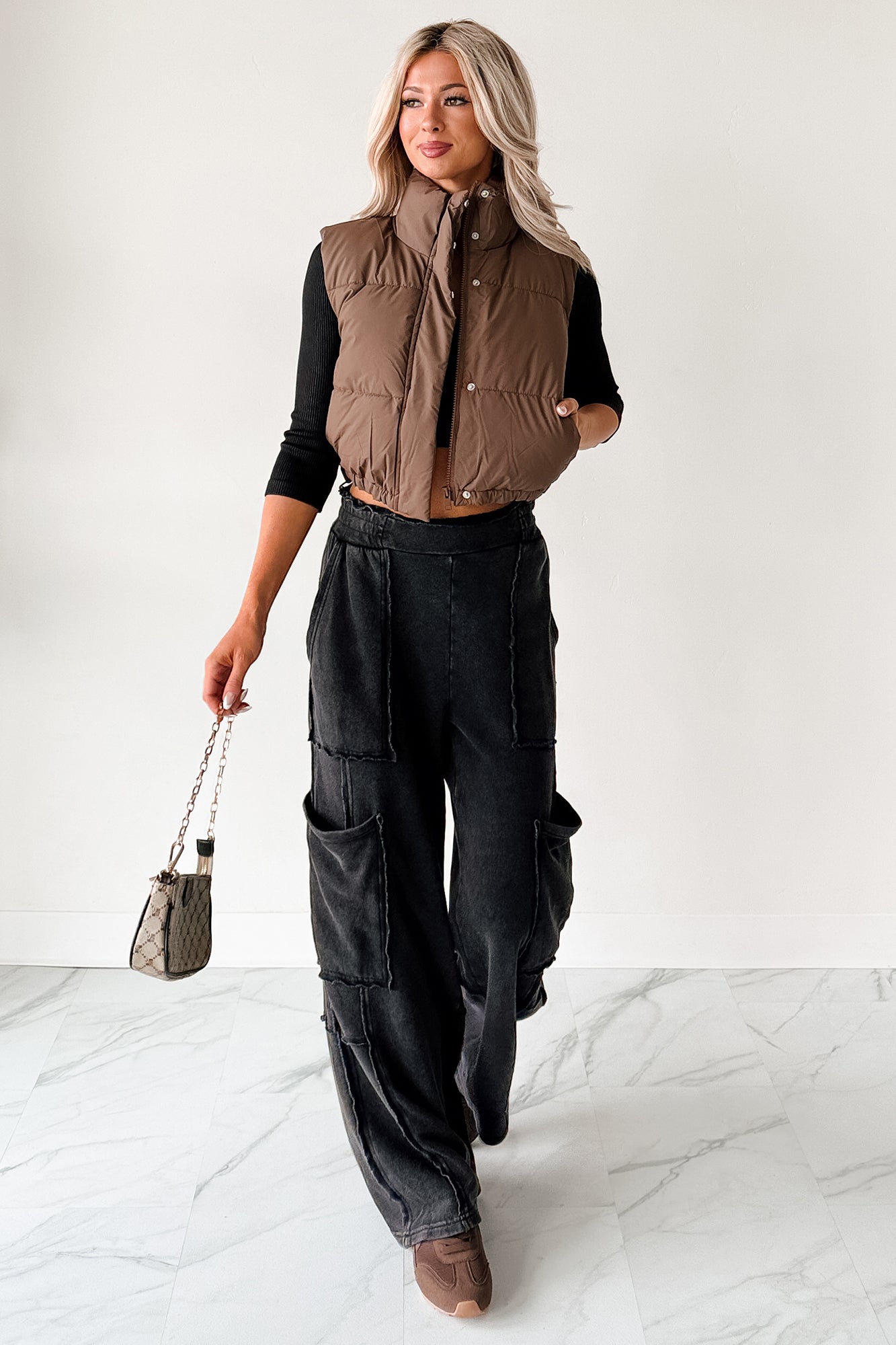 Cooling Off Puffer Vest (Espresso) - NanaMacs