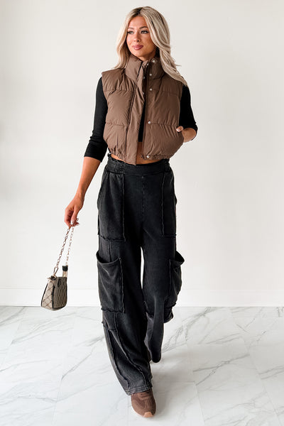 Cooling Off Puffer Vest (Espresso) - NanaMacs