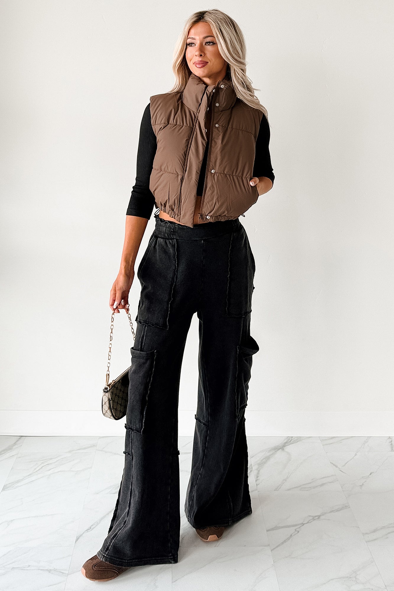 Cooling Off Puffer Vest (Espresso) - NanaMacs