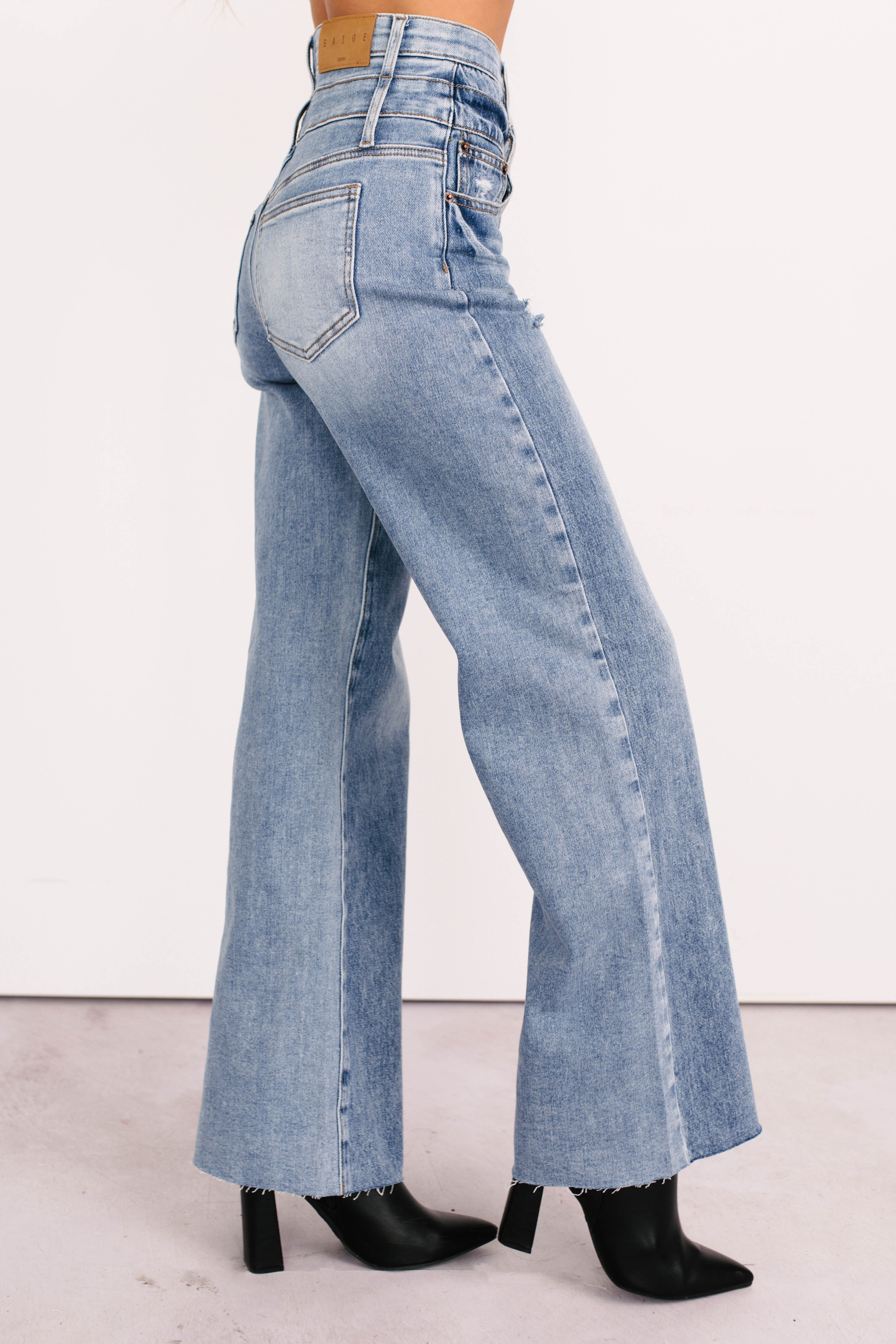 ナ*ツ様 【HOWERD】Dan replica jeans M Xander High Rise Double Waist Saige Denim Jeans (Medium) · NanaMacs