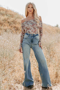 Mickie Special A High Rise Wide Leg Jeans (Medium) - NanaMacs