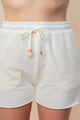 PREORDER Biffy Drawstring Waist Lounge Shorts (Oatmeal) - NanaMacs